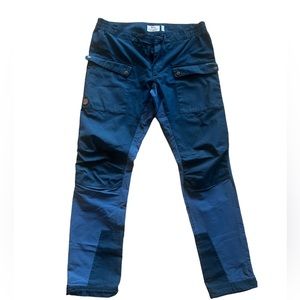 FjallRaven men’s 2 tone blue hiking pants